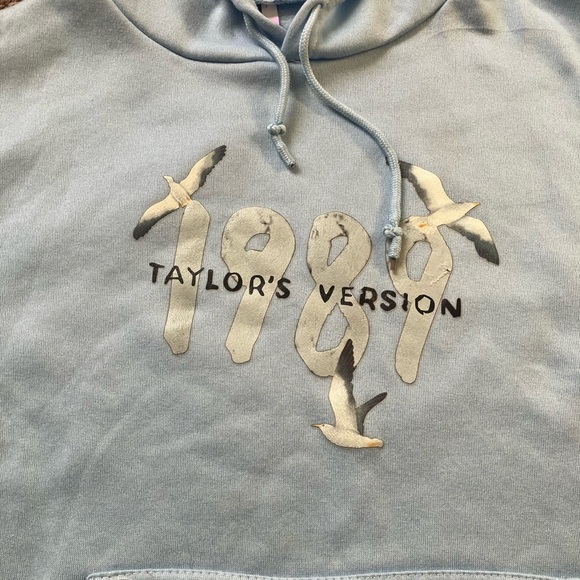? Tops - Taylor's Version 1989 Light Blue Hoodie